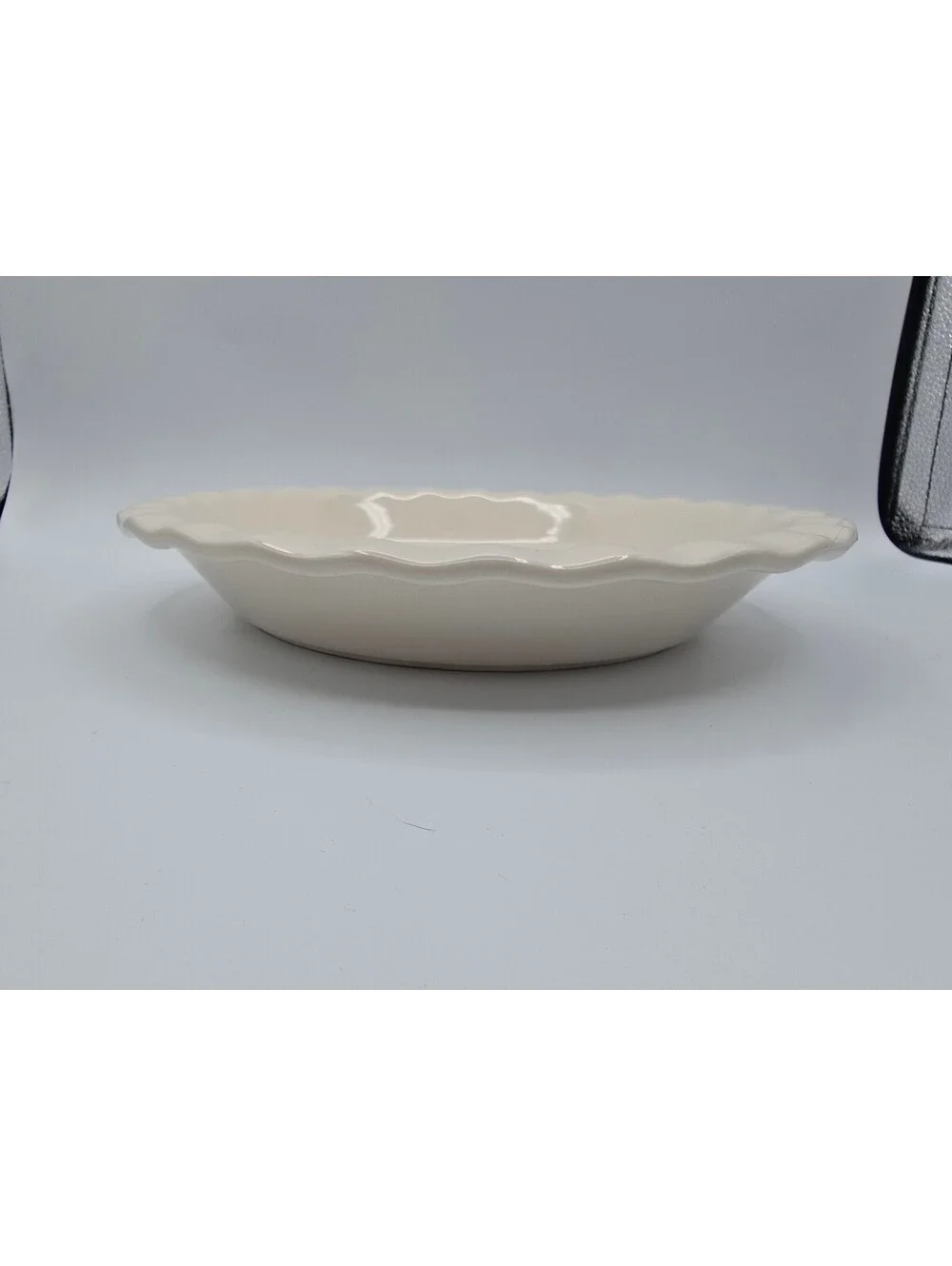 Rae Dunn SLICE Artisan Collection Ceramic Pie Plate Baker